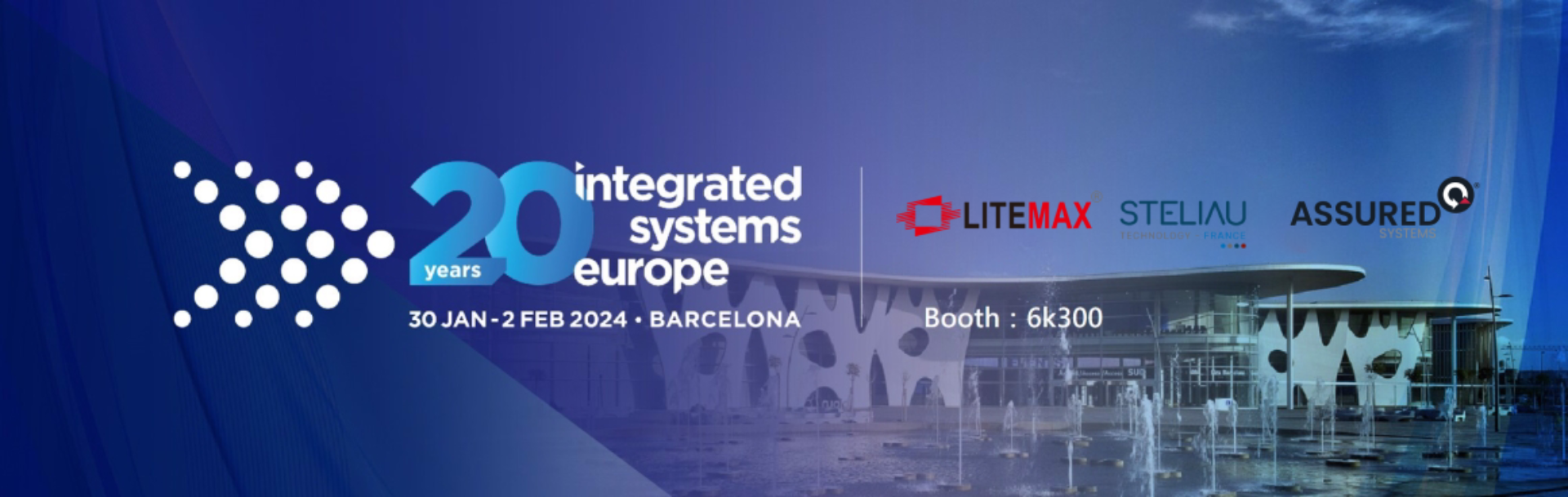 LITEMAX Collaborates with Steliau Iberia and Assured Systems in ISE 2024, Showcasing the Latest Industrial Display Solutions