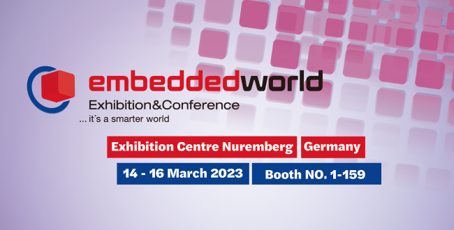 2023年にドイツで開催される「Embedded World」に参加します。